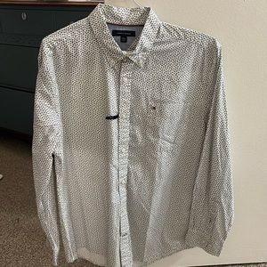 Tommy Hilfiger long-sleeve patterned dress-shirt